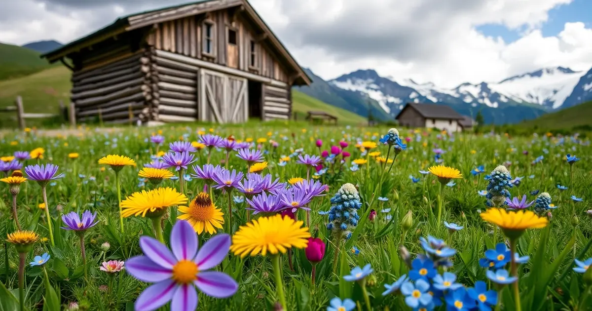 Val Müstair Switzerland alpine meadow wildflowers biodiversity UNESCO Biosphere Reserve traditional farming conservation