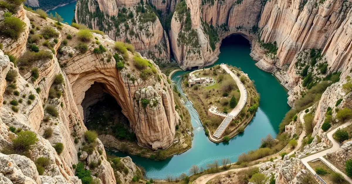 Gorges du Tarn Cévennes France limestone canyon turquoise river dramatic cliffs karst formations natural wilderness