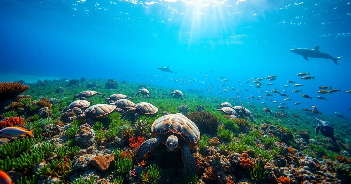Fernando de Noronha underwater marine conservation coral reef sea turtles tropical fish protected Brazilian waters biodiversity