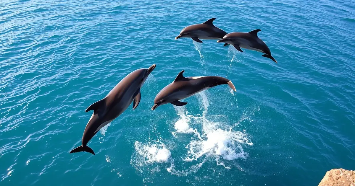 Spinner dolphins jumping Fernando de Noronha Baía dos Golfinhos Brazil natural behavior conservation marine mammals wildlife