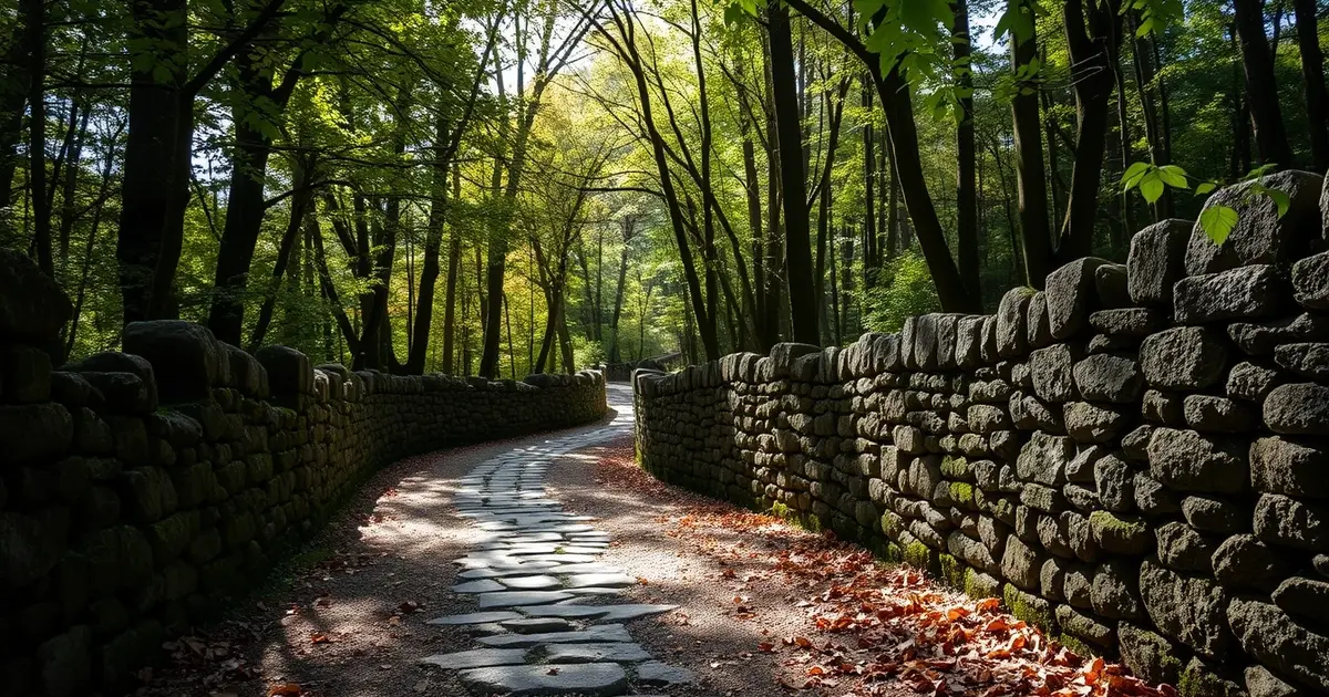 Stevenson Trail GR70 Cévennes France ancient stone path chestnut forest historic route literary heritage hiking